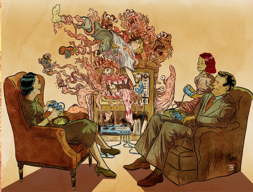 Красочные иллюстрации от Рафаэля Альвареса. Смешные кадры для радостного настроения