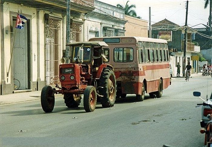 Кубинский общественный транспорт. Прекрасные фотографии с порцией юмора