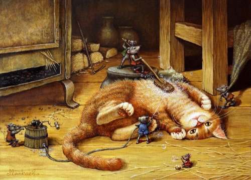 Сказочные коты Александра Маскаева. Истории, которые перенесут вас в другое время и место