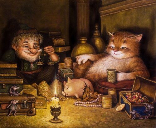 Сказочные коты Александра Маскаева. Истории, которые перенесут вас в другое время и место