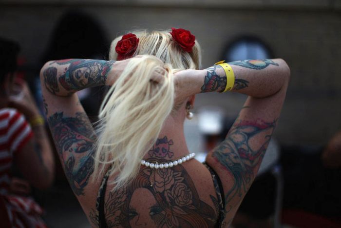 Фестиваль татуровки в Лондоне. Смешные кадры: запоминающиеся приколы