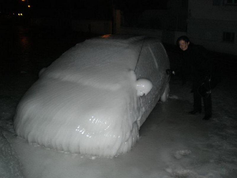 Автомобили после ледяного шторма. Улыбайся, это прикол: смешные картинки для улыбки