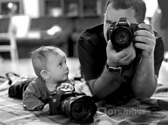 Отцы и дети. Фотографии с юмором и смешными моментами в жизни